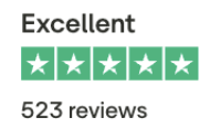 Trustpilot Excellent rating, 4.9-star average