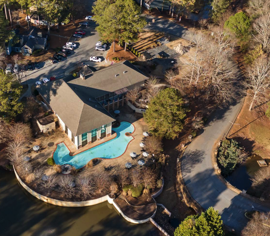 Aerial view of a Home Invest multifamily community